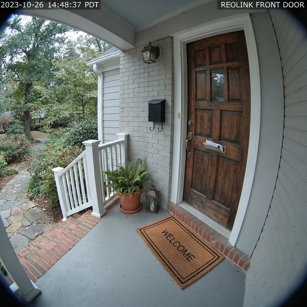 Front door camera